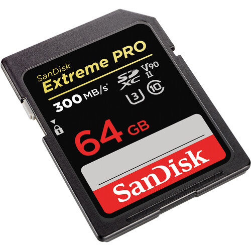 کارت حافظه سن دیسک SANDISK 64GB EXTREME PRO UHS-II SDXC 300MB/S 2000X کارت حافظه سن دیسک SANDISK 64GB EXTREME PRO UHS-II SDXC 300MB/S 2000X